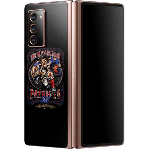 Liquid Blue NFL New England Patriots Running Back Galaxy Z Fold2 5G Skin