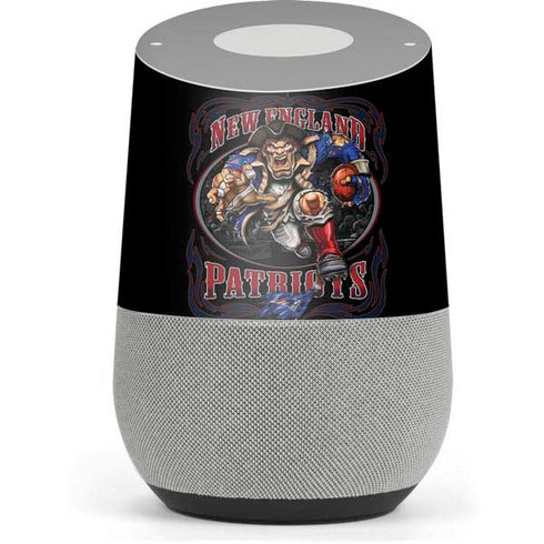 Liquid Blue NFL New England Patriots Running Back Google Home Skin