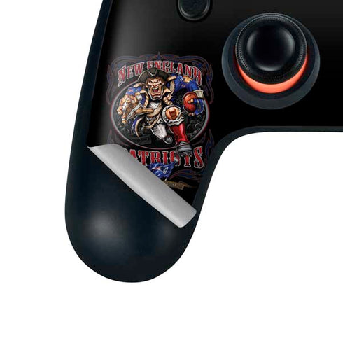 Liquid Blue NFL New England Patriots Running Back Google Stadia Controller Skin