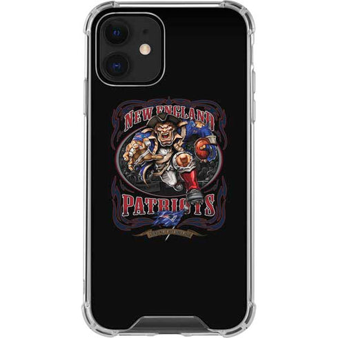 Liquid Blue NFL New England Patriots Running Back iPhone 12 Clear Case