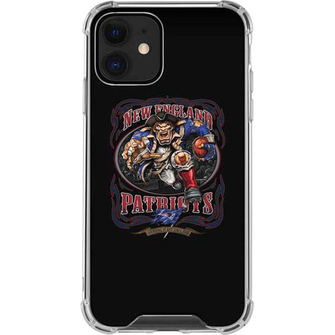 Liquid Blue NFL New England Patriots Running Back iPhone 12 Mini Clear Case