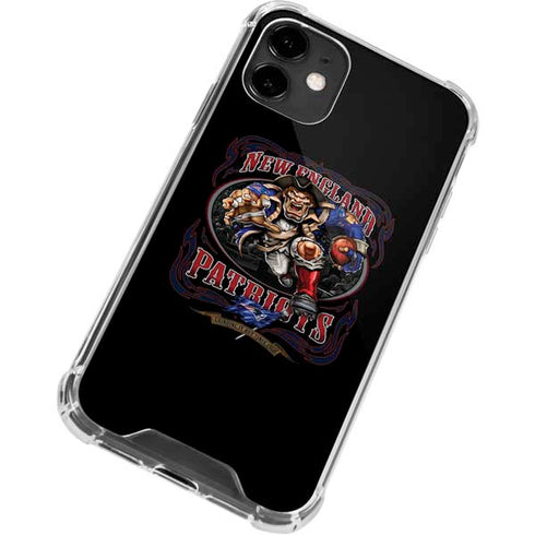 Liquid Blue NFL New England Patriots Running Back iPhone 12 Mini Clear Case