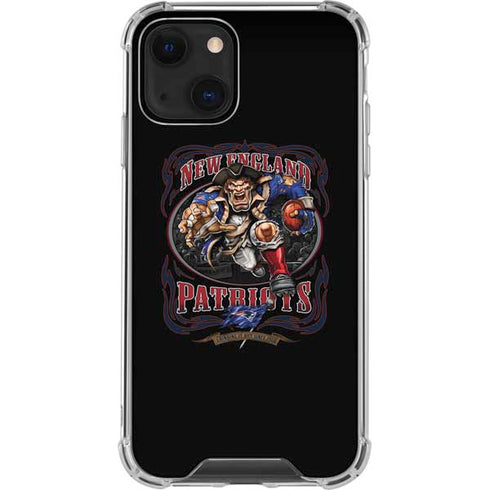 Liquid Blue NFL New England Patriots Running Back iPhone 13 Mini Clear Case