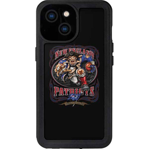 Liquid Blue NFL New England Patriots Running Back iPhone 13 Mini Waterproof Case