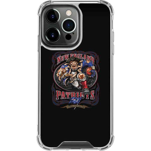 Liquid Blue NFL New England Patriots Running Back iPhone 13 Pro Clear Case