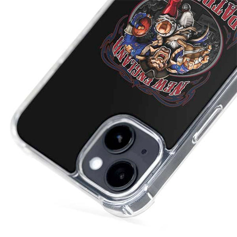 Liquid Blue NFL New England Patriots Running Back iPhone 15 MagSafe Case