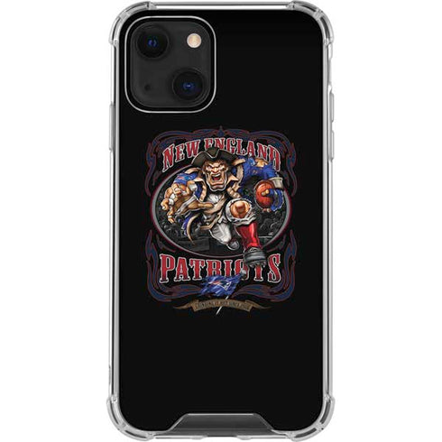 Liquid Blue NFL New England Patriots Running Back iPhone 15 Plus Clear Case