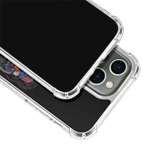 Liquid Blue NFL New England Patriots Running Back iPhone 14 Pro Clear Case