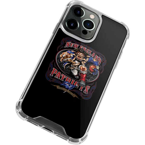 Liquid Blue NFL New England Patriots Running Back iPhone 15 Pro Clear Case