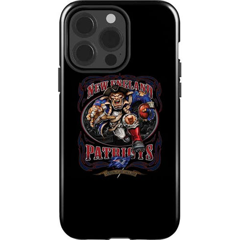 Liquid Blue NFL New England Patriots Running Back iPhone 15 Pro Impact Case