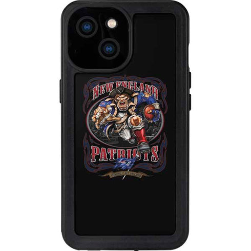 Liquid Blue NFL New England Patriots Running Back iPhone 15 Waterproof Case