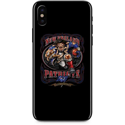 Liquid Blue NFL New England Patriots Running Back iPhone X Skin