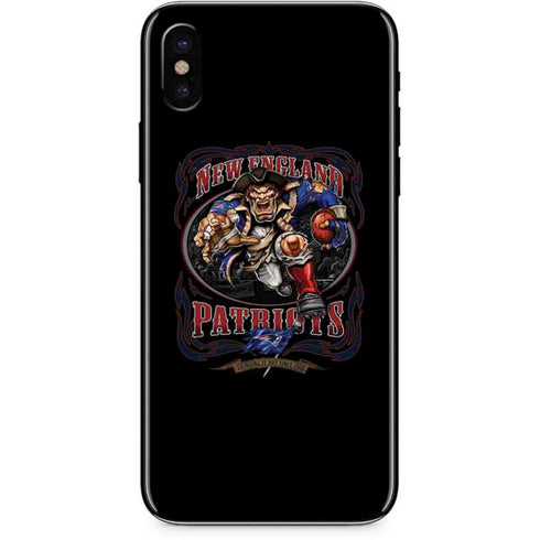 Liquid Blue NFL New England Patriots Running Back iPhone XS Max Skin