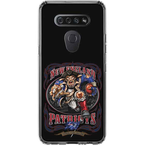 Liquid Blue NFL New England Patriots Running Back LG K51/Q51 Clear Case