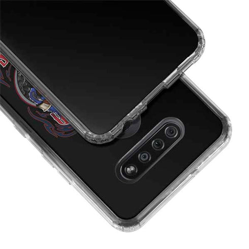 Liquid Blue NFL New England Patriots Running Back LG K51/Q51 Clear Case