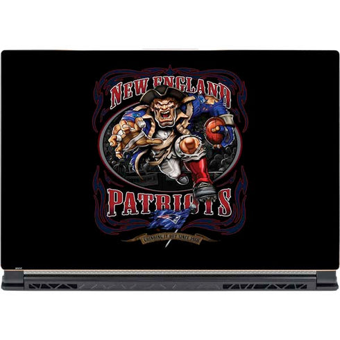 Liquid Blue NFL New England Patriots Running Back MSI GS65 Stealth Laptop Skin