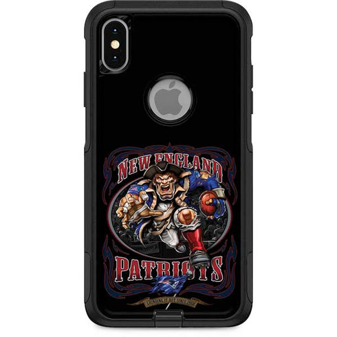 Liquid Blue NFL New England Patriots Running Back Otterbox Commuter iPhone Skin