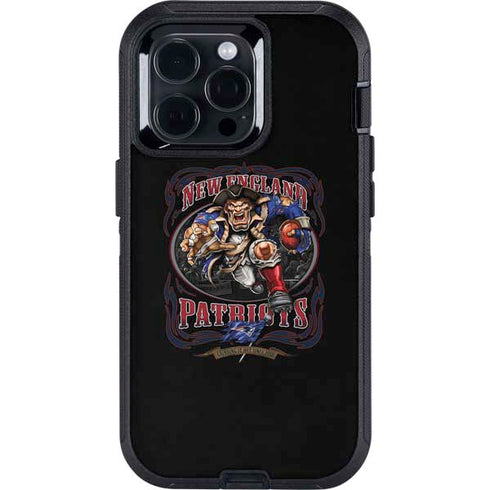 Liquid Blue NFL New England Patriots Running Back Otterbox Defender iPhone Skin