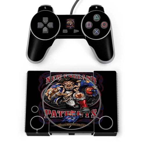 Liquid Blue NFL New England Patriots Running Back PlayStation Classic Bundle Skin