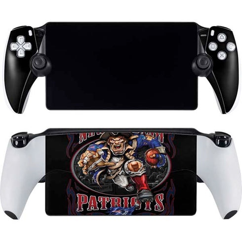 Liquid Blue NFL New England Patriots Running Back PlayStation Portal Remote Player Skin