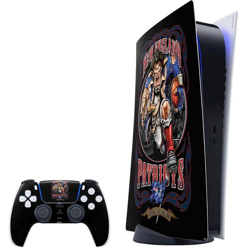 Liquid Blue NFL New England Patriots Running Back PS5 Digital Edition Bundle Skin