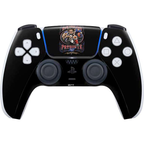 Liquid Blue NFL New England Patriots Running Back PS5 Controller Skin