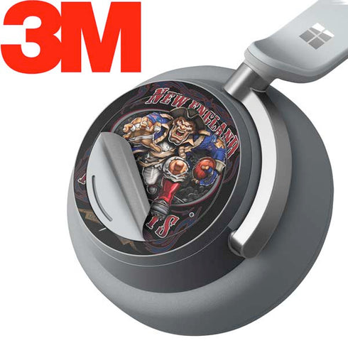 Liquid Blue NFL New England Patriots Running Back Surface Headphones Skin