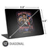 Liquid Blue NFL New England Patriots Running Back Universal Laptop 12in (9.8 x 6.8in) Skin