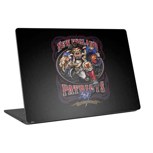 Liquid Blue NFL New England Patriots Running Back Universal Laptop 16in (13 x 9.4in) Skin