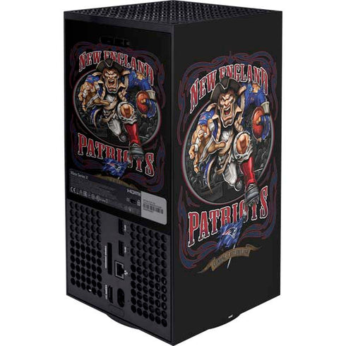 Liquid Blue NFL New England Patriots Running Back Xbox Series X Bundle Skin