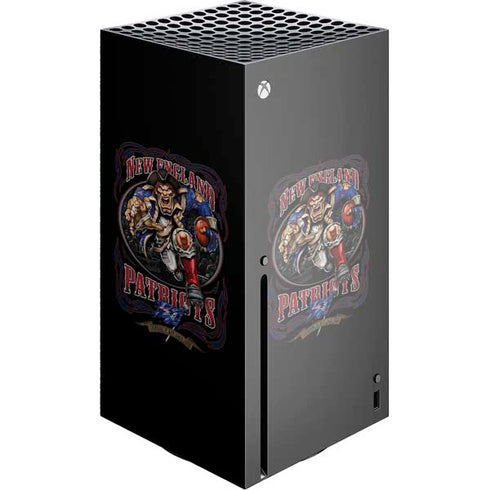 Liquid Blue NFL New England Patriots Running Back Xbox Series X Console Skin