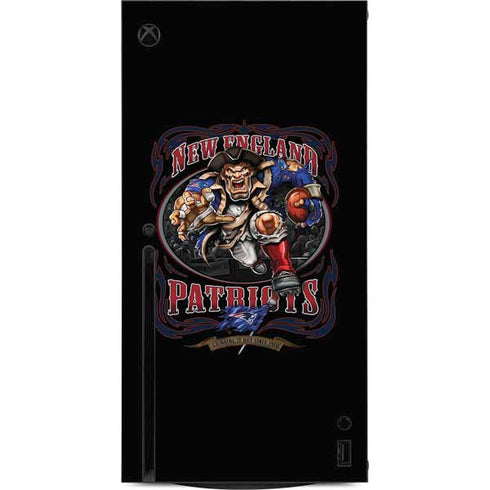 Liquid Blue NFL New England Patriots Running Back Xbox Series X Console Skin