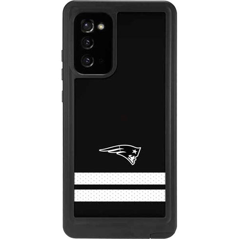 NFL New England Patriots Shutout Galaxy Note20 5G Waterproof Case