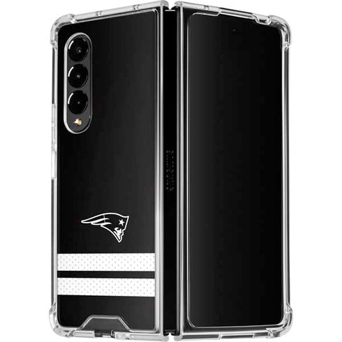 NFL New England Patriots Shutout Galaxy Z Fold4 5G Clear Case