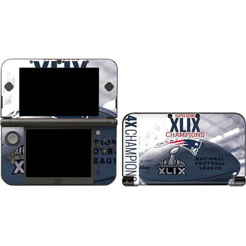 NFL New England Patriots Super Bowl Champs 3DS XL 2015 Skin