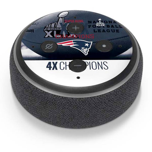 NFL New England Patriots Super Bowl Champs Amazon Echo Dot Skin