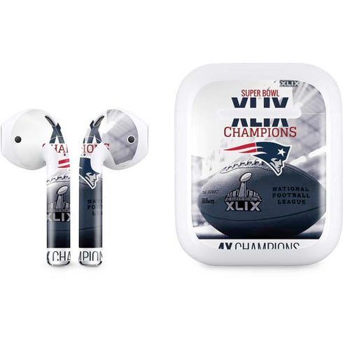 NFL New England Patriots Super Bowl Champs Apple AirPods Skin