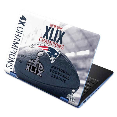 NFL New England Patriots Super Bowl Champs Aspire R11 11.6in Skin