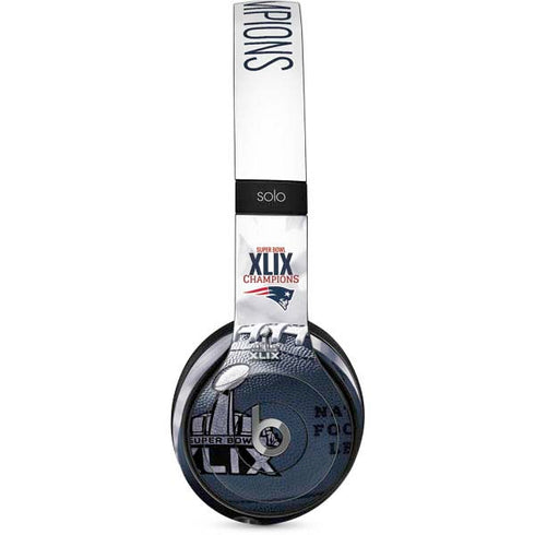 NFL New England Patriots Super Bowl Champs Beats Solo 2 Wired Skin