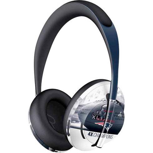 NFL New England Patriots Super Bowl Champs Bose Noise Cancelling Headphones 700 Skin
