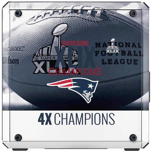NFL New England Patriots Super Bowl Champs Cooler Master MasterBox Q300L Mini Tower Skin