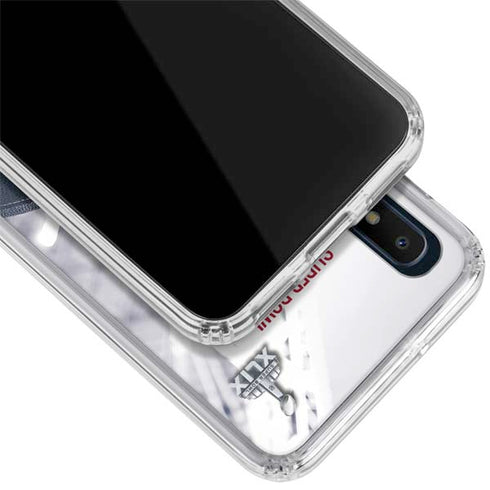 NFL New England Patriots Super Bowl Champs Galaxy A10e Clear Case