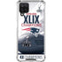 NFL New England Patriots Super Bowl Champs Galaxy A12 Clear Case