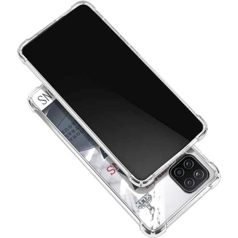 NFL New England Patriots Super Bowl Champs Galaxy A12 Clear Case