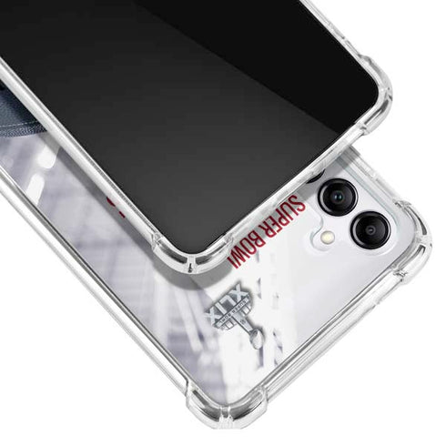 NFL New England Patriots Super Bowl Champs Galaxy A14 5G Clear Case