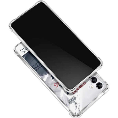 NFL New England Patriots Super Bowl Champs Galaxy A15 5G Clear Case