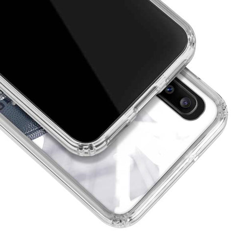 NFL New England Patriots Super Bowl Champs Galaxy A20 Clear Case