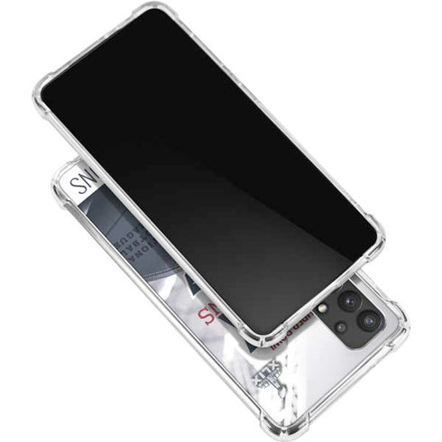 NFL New England Patriots Super Bowl Champs Galaxy A32 5G Clear Case