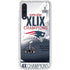 NFL New England Patriots Super Bowl Champs Galaxy A50 Clear Case