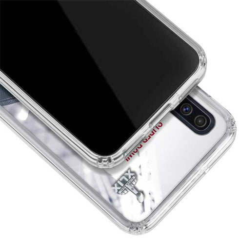 NFL New England Patriots Super Bowl Champs Galaxy A50 Clear Case